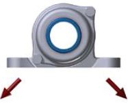 316 stainless steel pillow block bearing for heavy loads in washdown aplications
