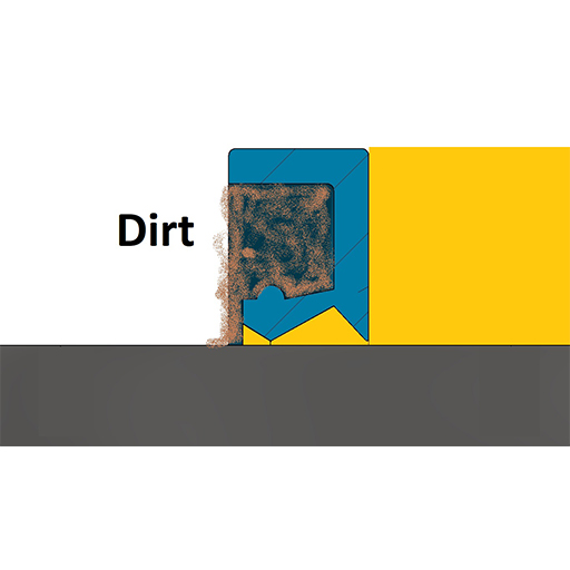 dirt build-up bearing housing seal