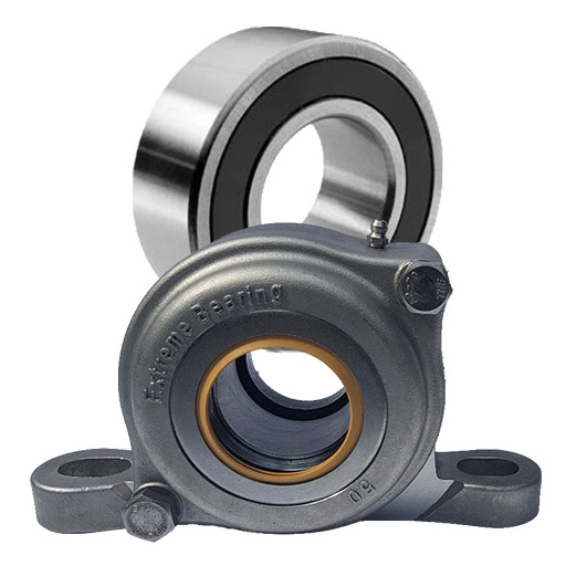 The latest generation of Extreme Bearing units are designed for a single row spherical roller bearing insert.