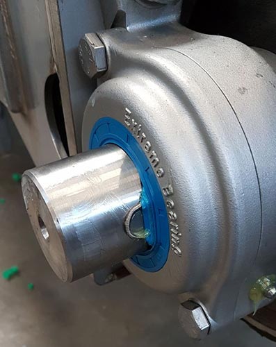 Greasing ss bearing pillow block housings