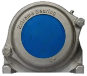 Bearing unit withstand caustic, high-pressure cleaning and sanitation processes.