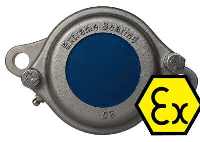 ATEX 144 2014/34/EU inox 316 2 bolt flange bearing fytb sft rft ucfl ucft type e shaft 30