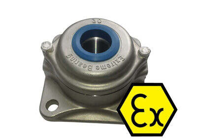 ATEX 144 2014/34/EU ss 316 4 hole flange bearing ucf 312