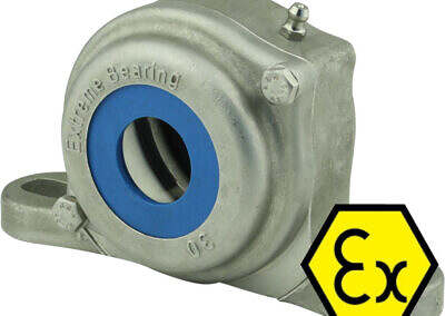 ATEX 144 2014/34/EU ss316 pillow block cartridge bearing high hygiene HACCP HARPC compliance ucp 40