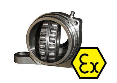 ATEX 144 2014/34/EU stainless steel pillow block flange bearing high resistance to seawater ucp80