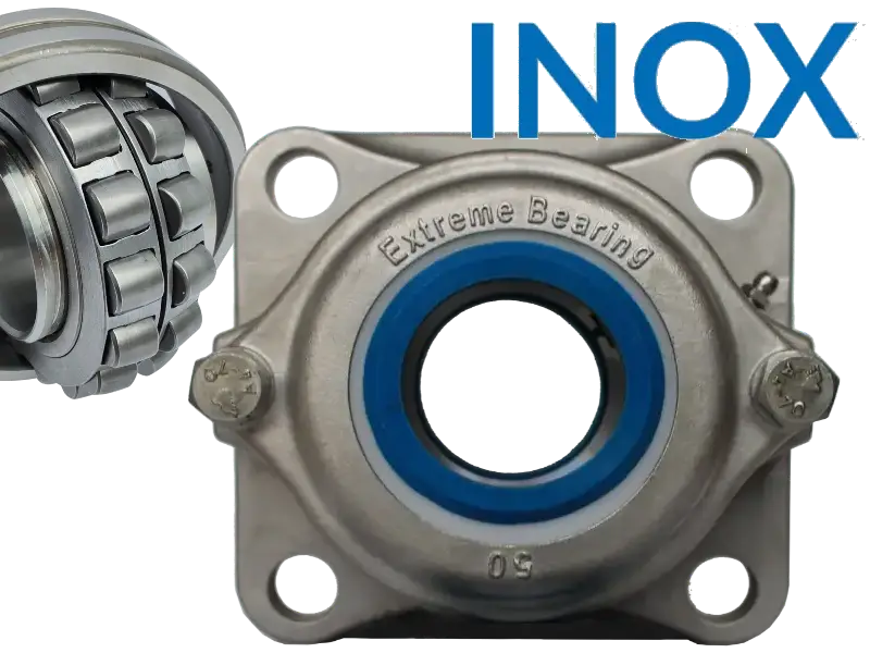 ss 316 corrosion proof 4 hole flange bearing SS-F212 SS-UC212