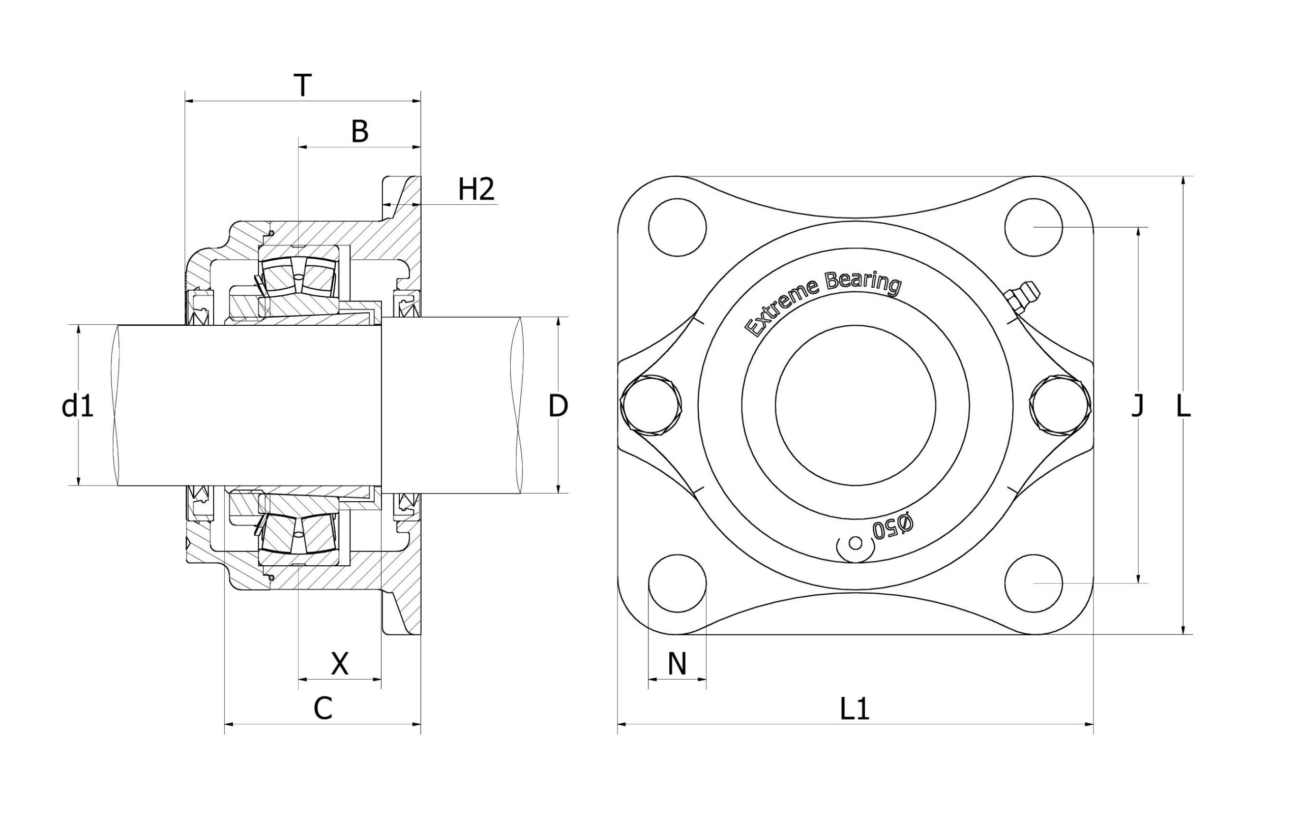 Side wall mounthing for machine wall