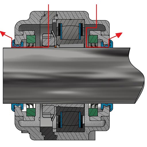 Seal assembly DS-CC configuration