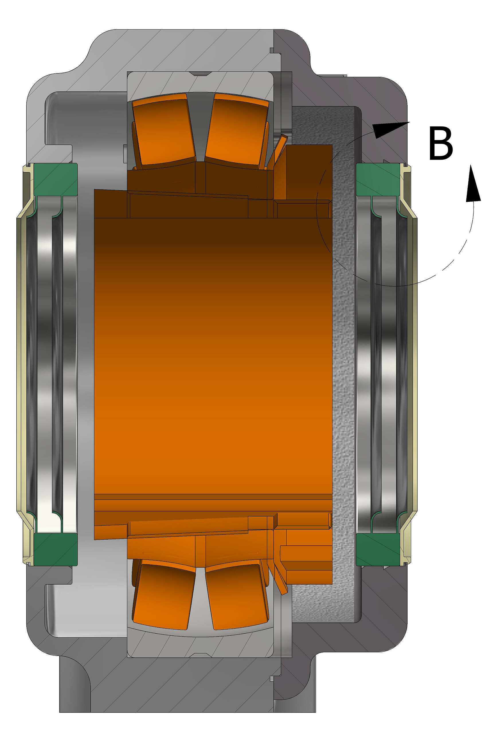 HS Pillow Block bearing isolator seal protector against coarse abrasive contamination