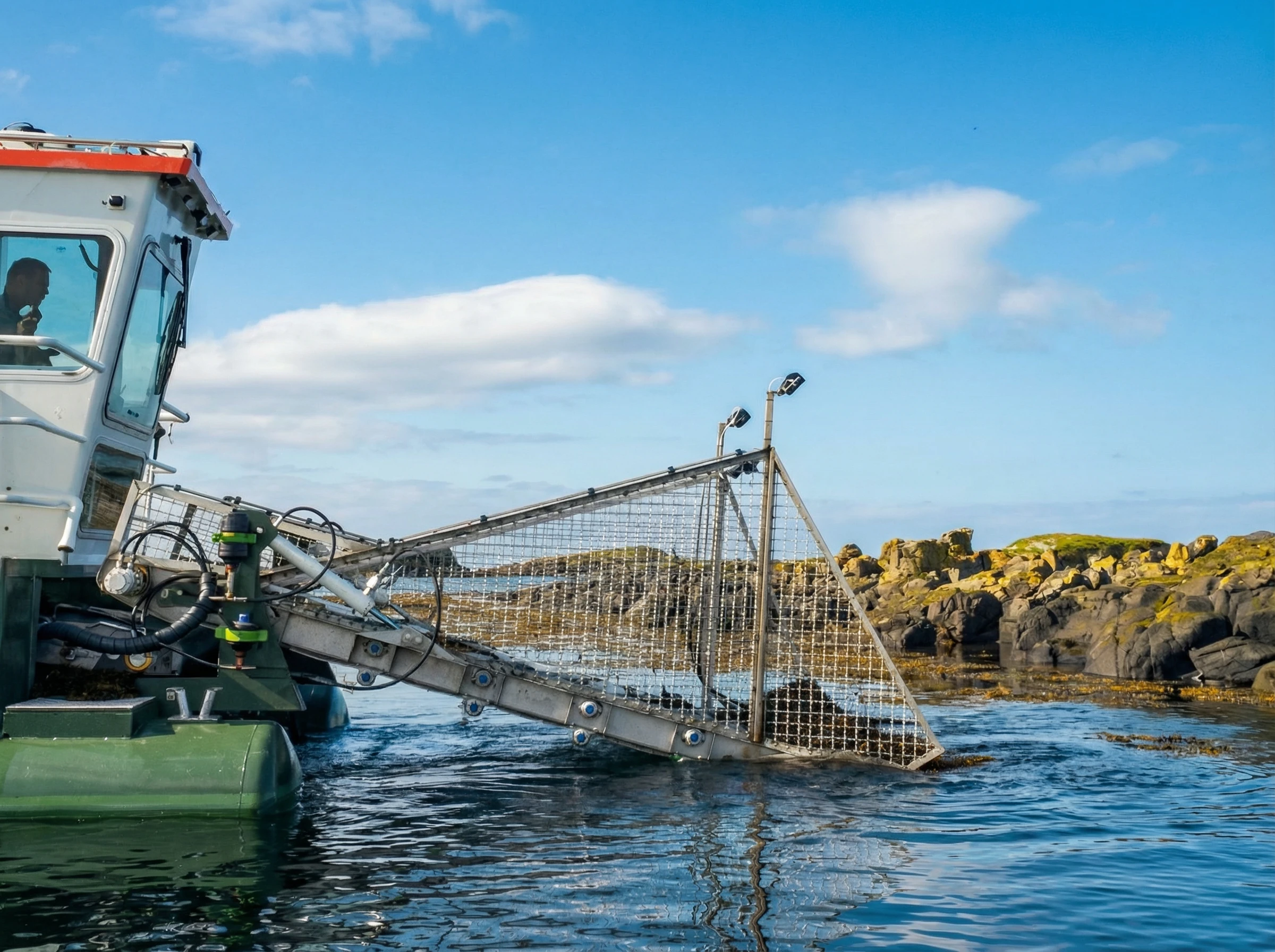 Asco Seaweed Harvester: 68 Bearings Withstanding Extreme Marine Conditions