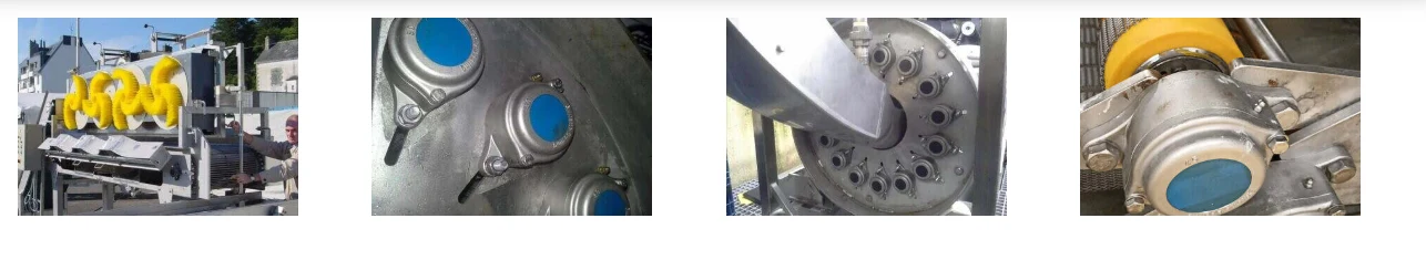 Extreme Bearing EXW units installed in food-industry and processing machinery