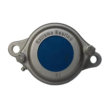 EXW two-hole flange stainless steel bearing housing