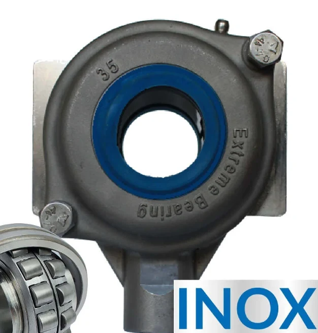 EXT stainless steel 316 take-up bearing housing